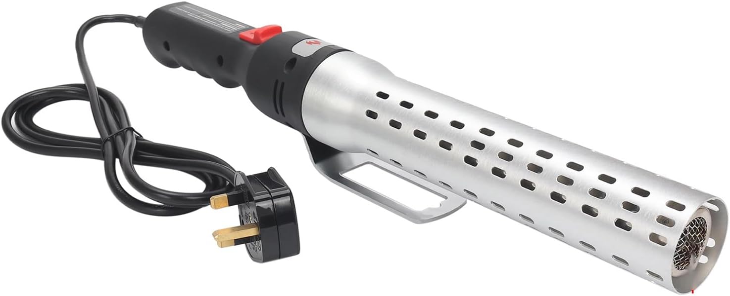 Electric Charcoal Fire Starter with Blower - Fast BBQ Grill, Smoker, Fireplace & Fire Pit Ignition for Outdoor Cooking - Quick & Efficient Charcoal Lighting Tool