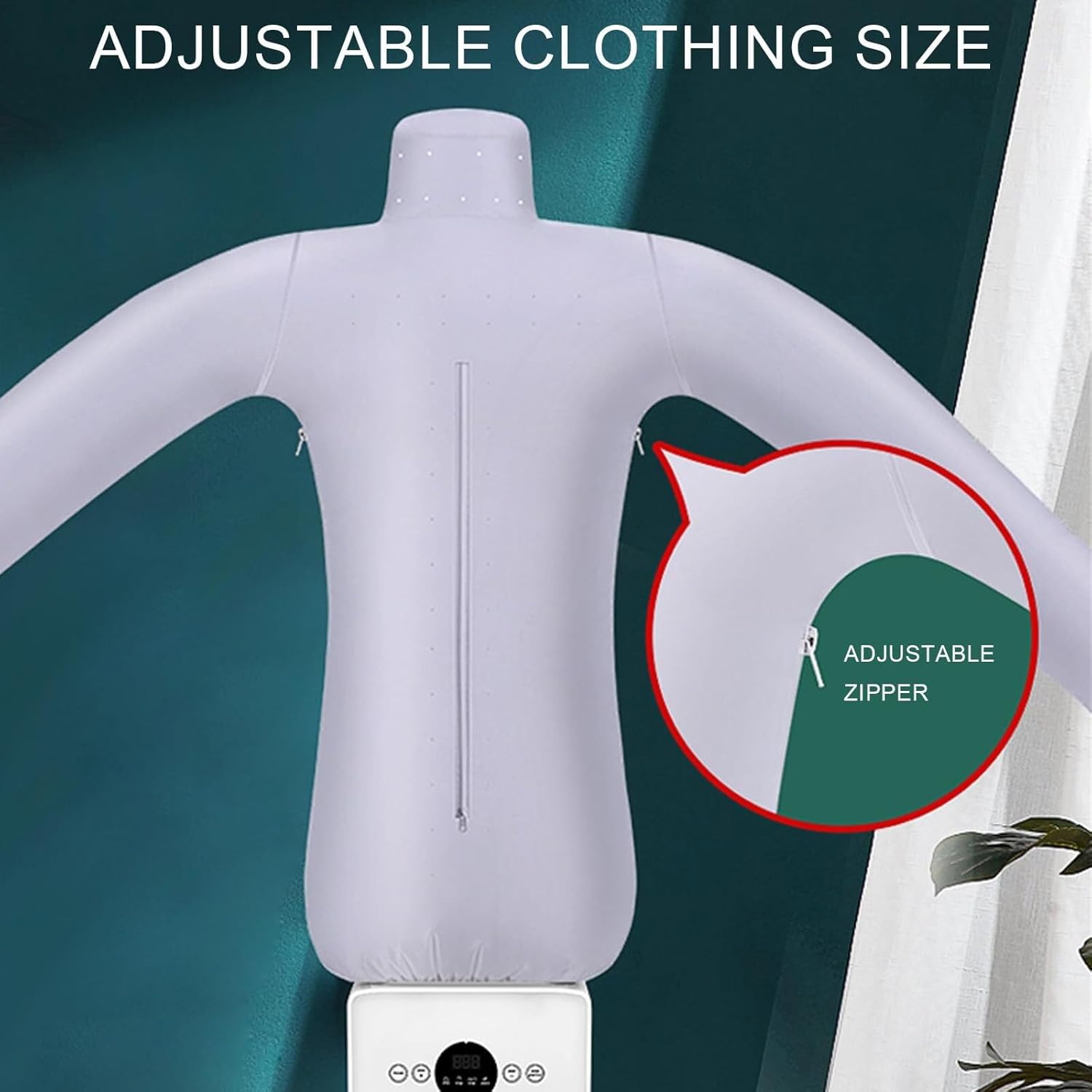 Automatic Hot Air Dryer & Iron Clothes Dryer and Hands Free Wrinkle Remover Apartment Dorm Room Essentials