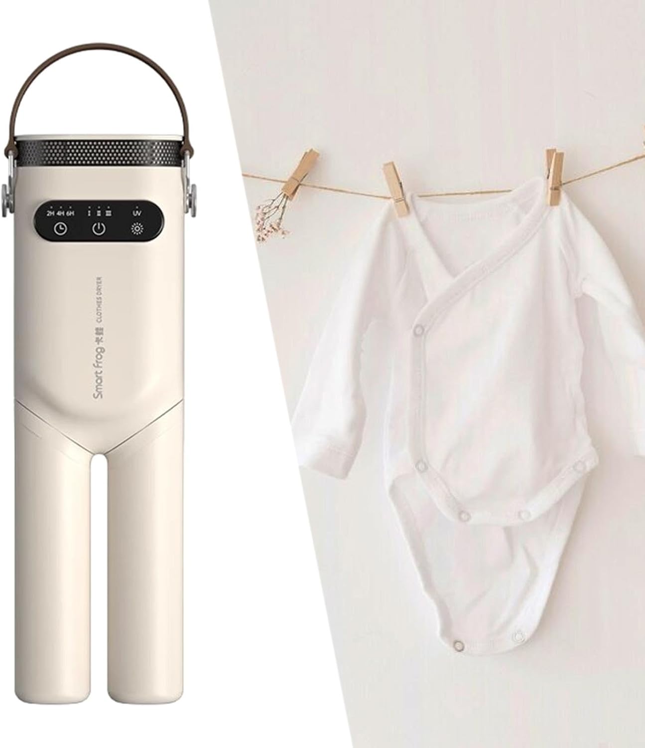 pistro Portable Clothes Dryer Laundry Dryer Easy to Use Mini Dryer Machine Electric Drying Machine for Travel Laundry Baby Clothes
