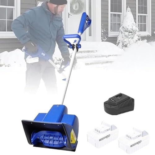 Snow Ploughs Snowblower Snow Throwers Rolling Snow Pusher Now Plow Snow Removal Shovel Brushless Motor, Snow Removal Tool(1battery)