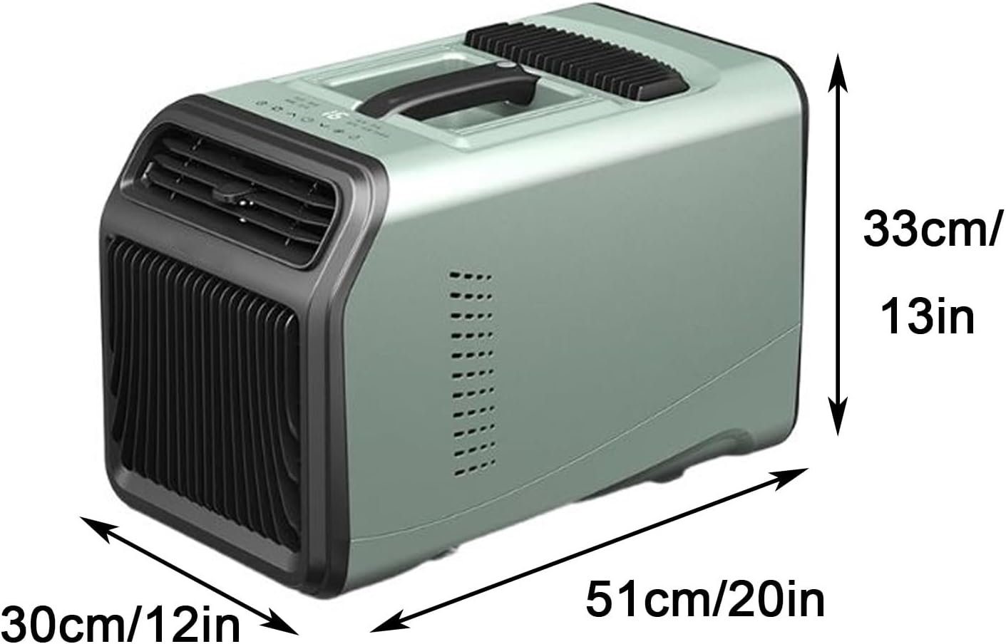 5100 BTU Small Portable Air Conditioner with Touch Control 24h Timer Sleep and Dehumidification Modes Air Cooler for Home Office Bedroom Camping