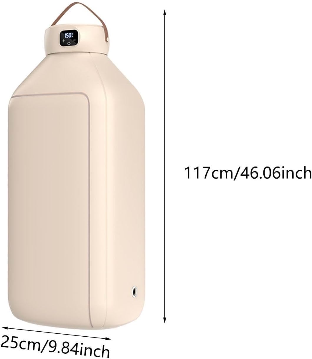 Portable Clothes Dryer Drying Machine Digital Display Foldable Dryer Laundry Dryer for Wardrobe Apartments RV Room Bathroom