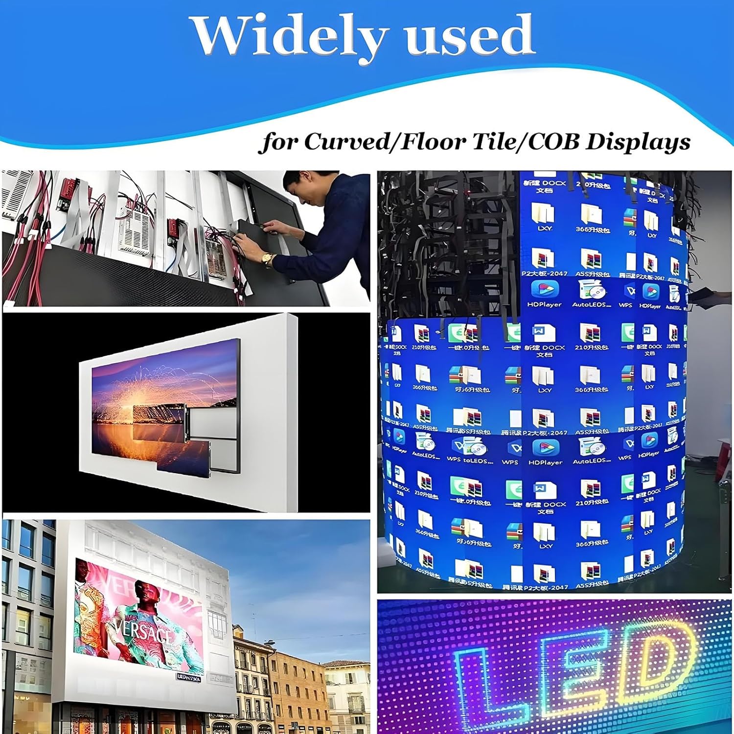 Upgraded Led Display Moving Tools, 66 Lbs Load Capacity Vacuum Grip Sucker for Front Panel Maintenance of LED Displays, Led Screen Suction Cup with Aviation Box