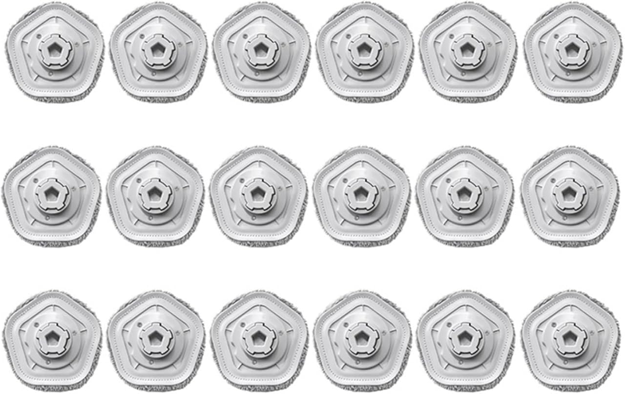 MUSM ,Compatible for Xiaomi, Compatible for Dreame，Bot W10 & W10 Pro Mop Pad Spare Parts Vacuum Cleaner Self-Cleaning Robot Vacuum and Mop Accessories Mop Cloth(18PCS)
