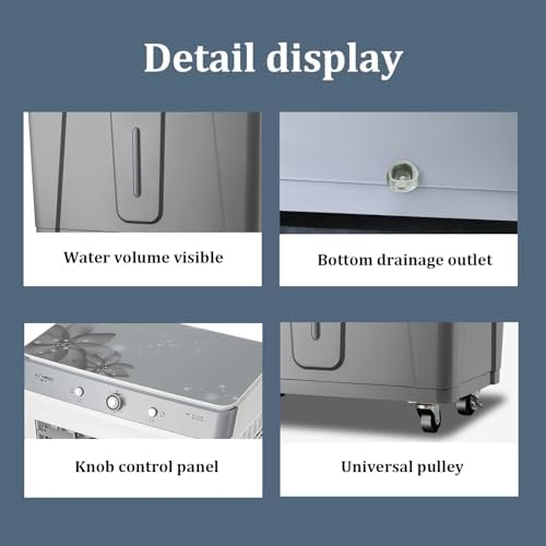 Household Stand Up Air Conditioner,Evaporative Air Cooler,45L Water Tank,Three Adjustable Wind Speeds Portable Air Conditioner,for Hotels, Restaurants, Workshops,supermarkets,etc