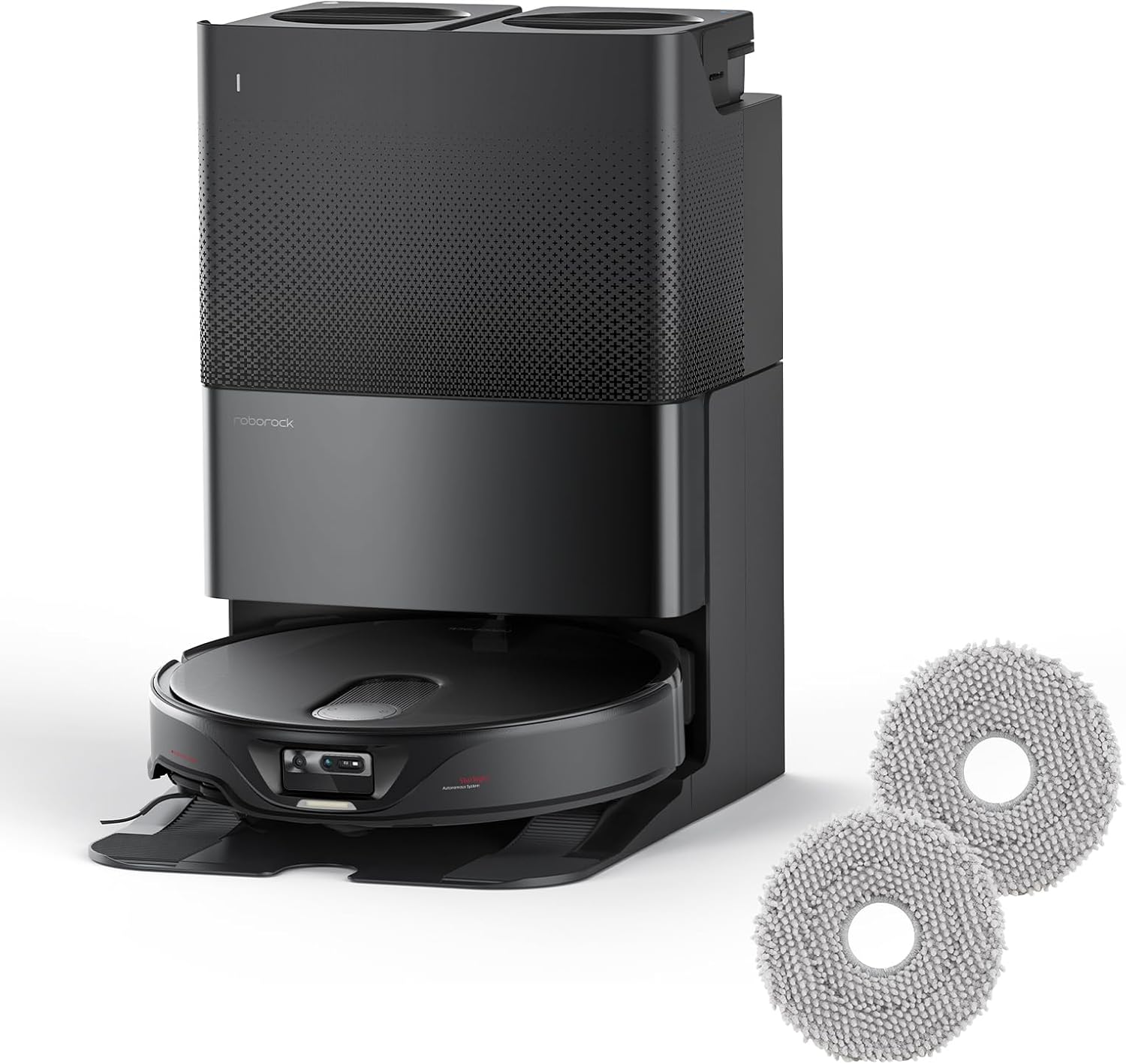 roborock Qrevo Slim Robot Vacuum and Mop with 4 Pack Microfiber Mop Cloths