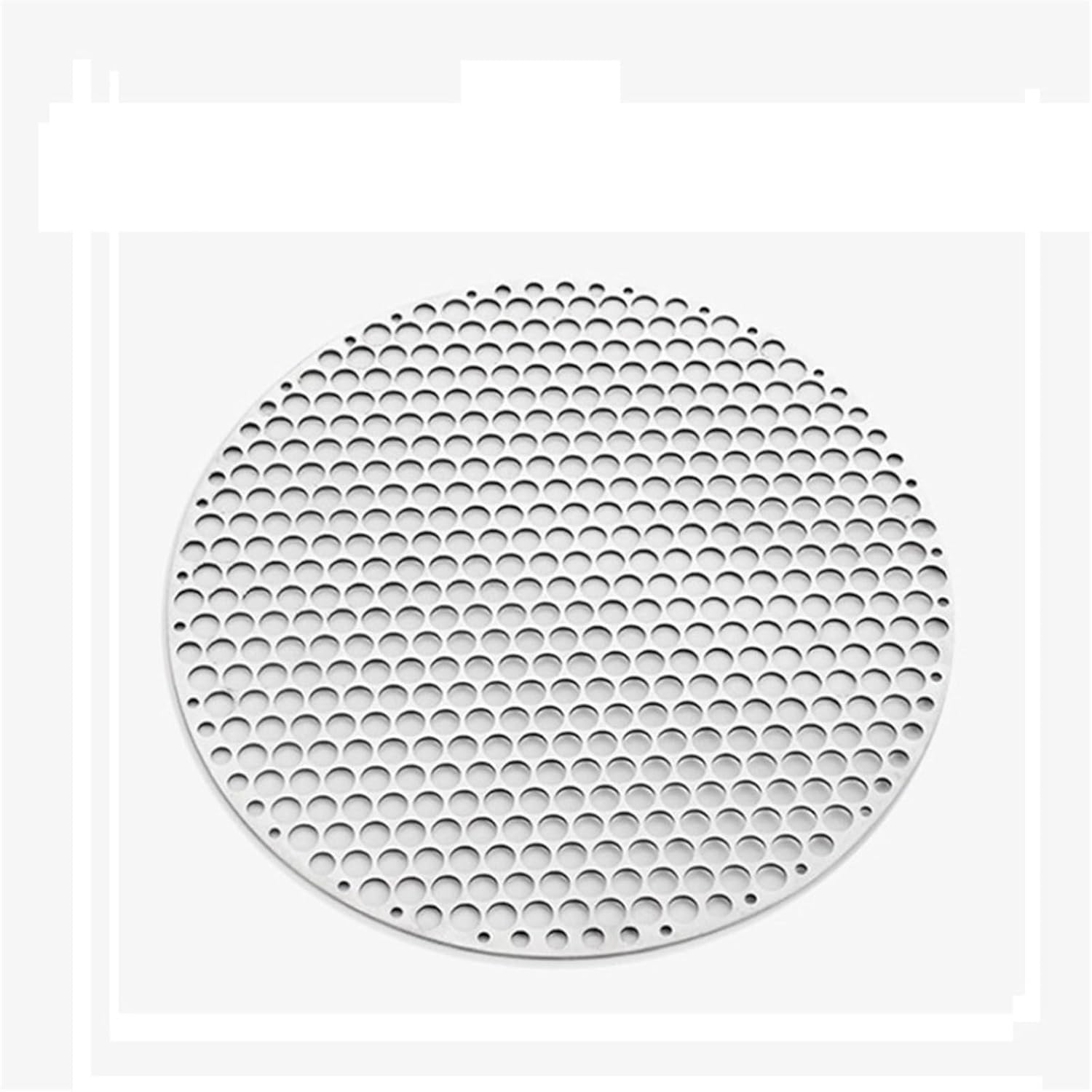 Stainless Steel BBQ Grill Mesh - Round Roast Nets for Bacon, Camping & Barbecue - Durable Iron Grid Rack, Universal Grill Tool & Accessory for Outdoor Cooking
