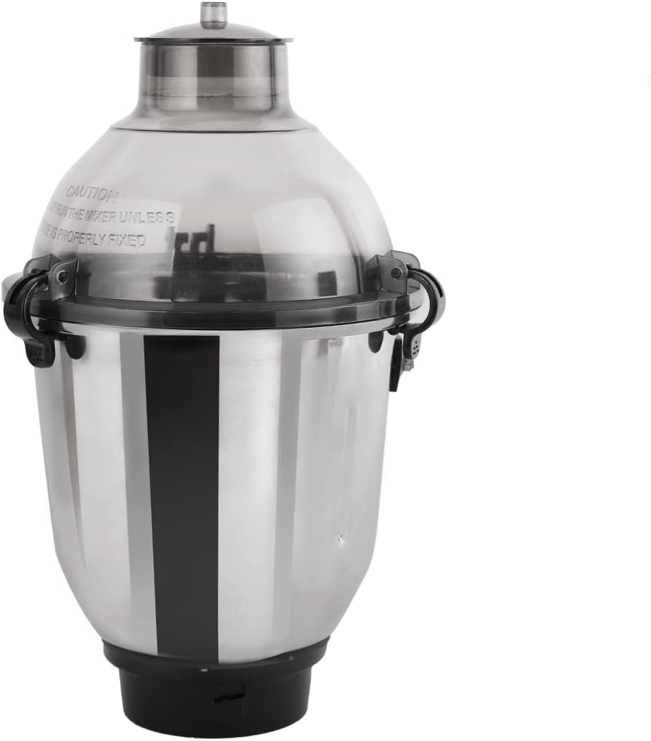 Sumeet Tradtional 750 Watts / 110V Mixer Grinder with 3 Stainless Steel Jars Countertop, Blender Indian Mixer Grinder For Canada/USA (Amica BlackGrey)