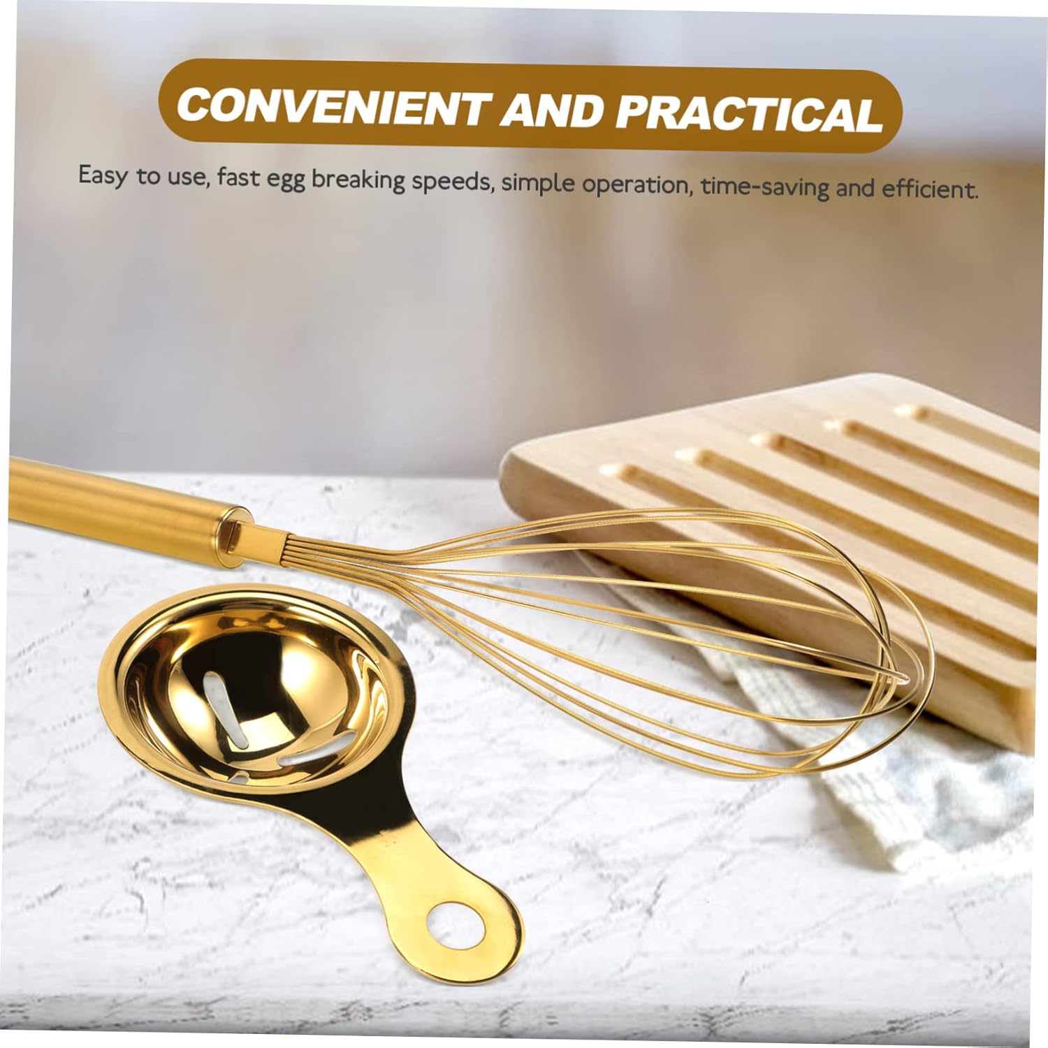 PRETYZOOM Stainless Steel Egg Beater Yolk Egg Tool Formula Mixer Wisking Tool Mixer Blender