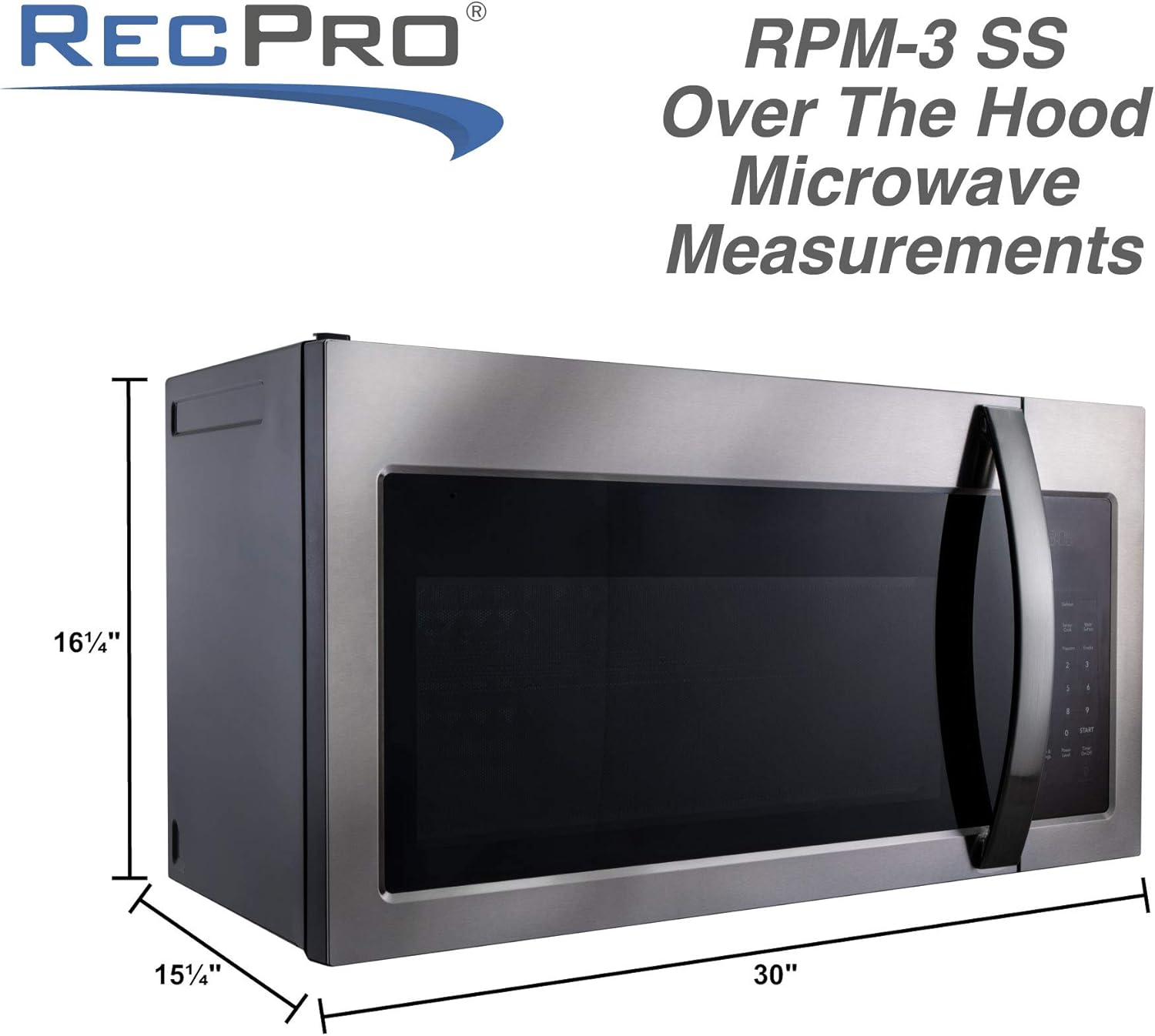 RecPro RV Microwave Over The Range 30