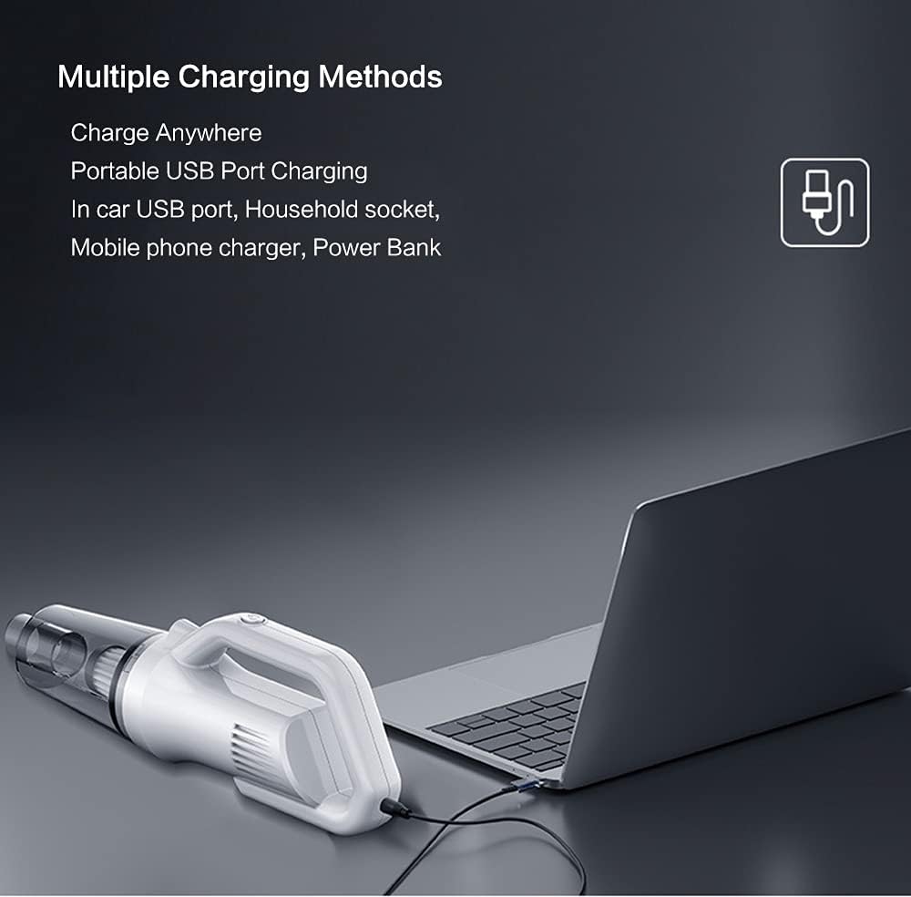 Quiet Stick Vacuum Cleaner Cordless Lightweight, Powerful Suction Handheld Lightweight Cordless Upright Vacuum Cleaners Rechargeable with HEPA Filter, Stick Vacuum for Pet Hair Hardwood Floors, Carpet