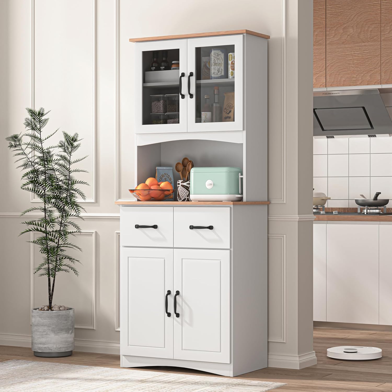 Kitchen Pantry Cabinet, 67