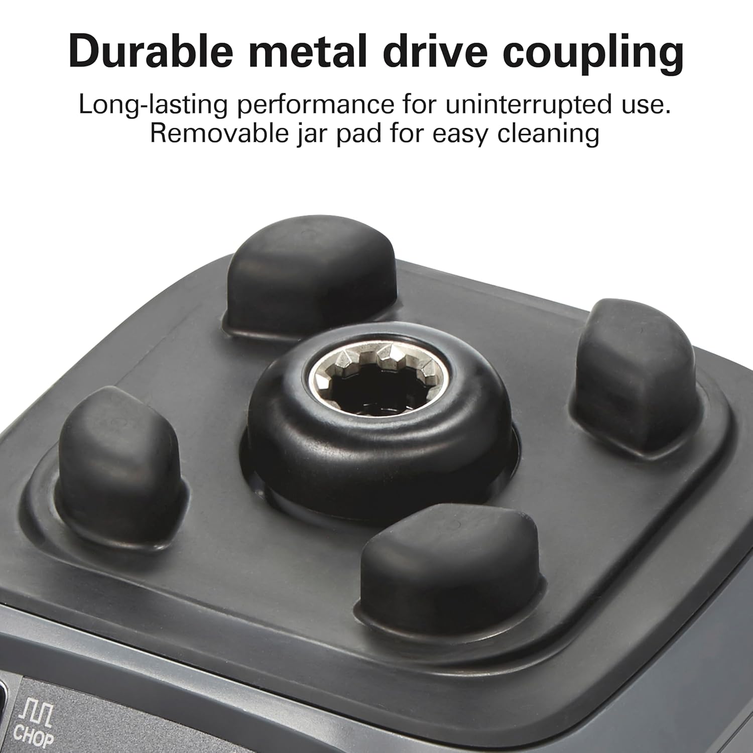 Hamilton Beach Commercial HBF510S Expeditor Stainless-Steel Culinary Food Blender, 2.4 Horsepower, 64 Ounce Capacity, Variable Speed, Chop Function, NSF Certified