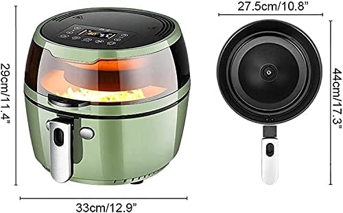 Air Fryer 8.4-Quart, 1500W Countertop Air Fryer Toaster Oven Combo with Rotisserie & Dehydrator, Digital Controls