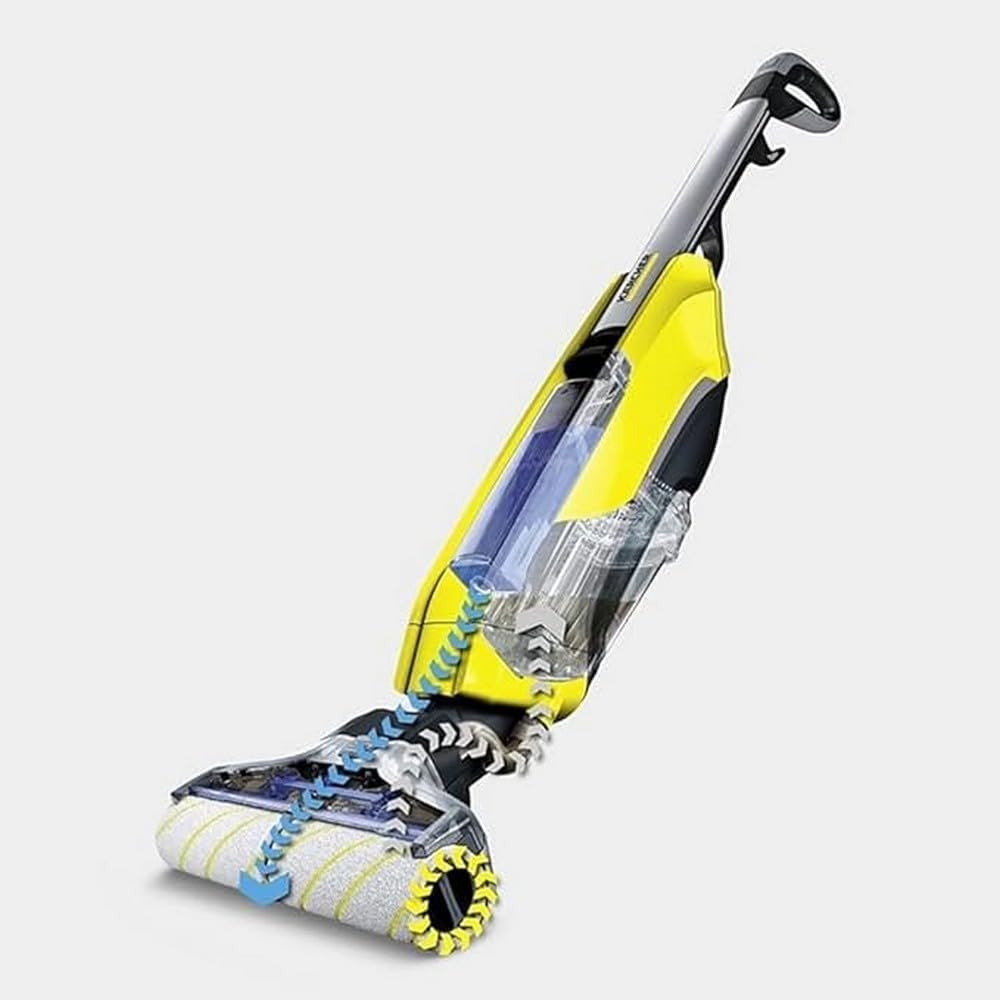 Kärcher FC 5 Cordless Hard Floor Cleaner - Electric and Wireless Floor Cleaner for 60 m² - Effortless Cleaning in One Step