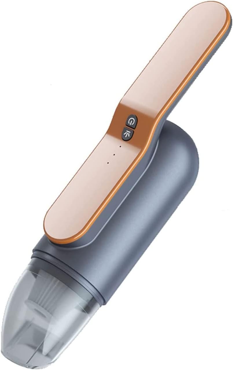 Car Vacuum Cleaner, 13000Pa Strong Suction Car Vacuum Cleaner, High Power Handheld Cordless Vacuum for Home Car Office(Orange)