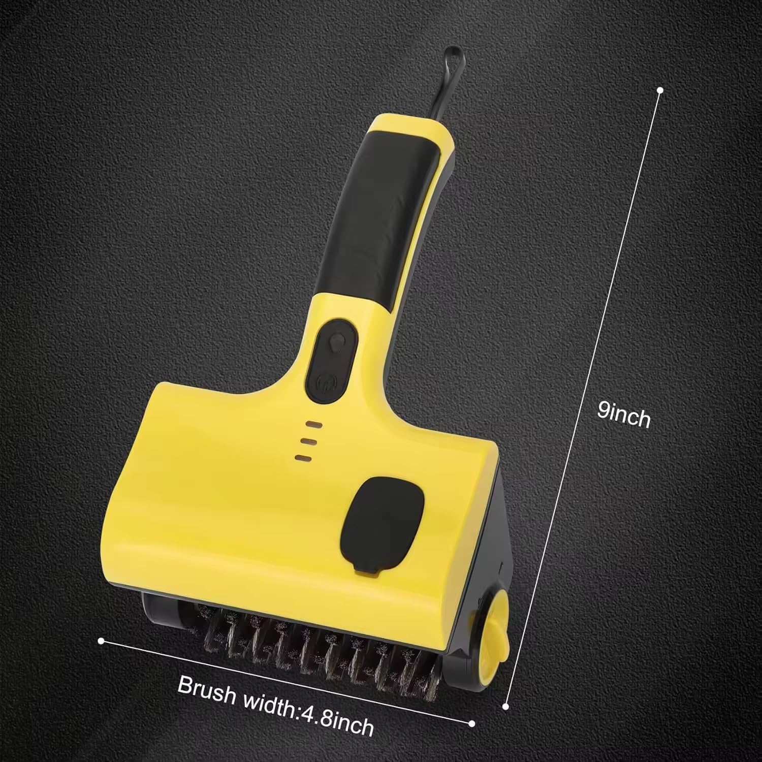 Barbecue Cleaner, Wireless Rechargeable Electric Grill Cleaner, Easy Off Grill Cleaner with Replacement Bristles for Home Barbecue, Outdoor Picnic, Outdoor Lovers