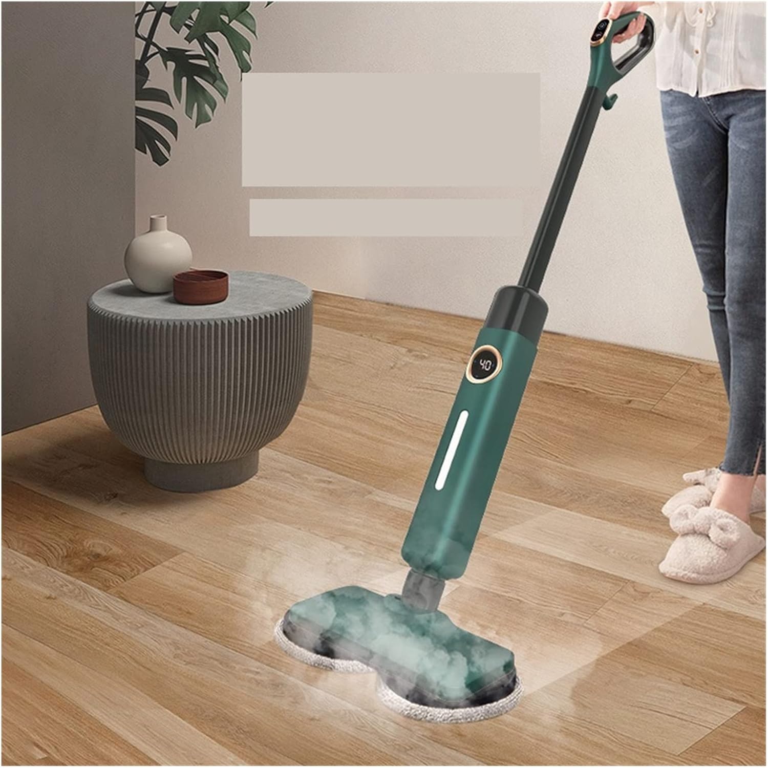 Steam Mop Cleaner 10-in-1 Laminate/Hardwood/Tiles/Carpet Kitchen - Garment - Clothes - Pet Friendly Steamer Whole House Multipurpose Use