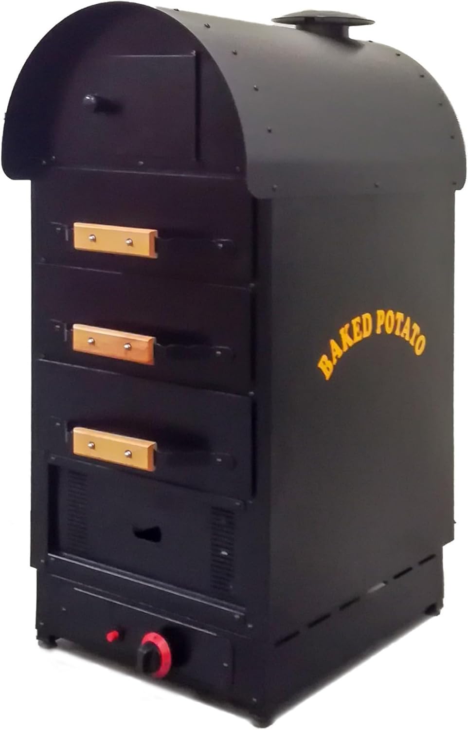 Gas Baked Potato Oven 3 Drawer | Professional Kumpir Oven for Restaurants & Catering | LPG/NG Compatible | Stainless Steel Body with Piezo Ignition & Gas Safety System | CE Certified