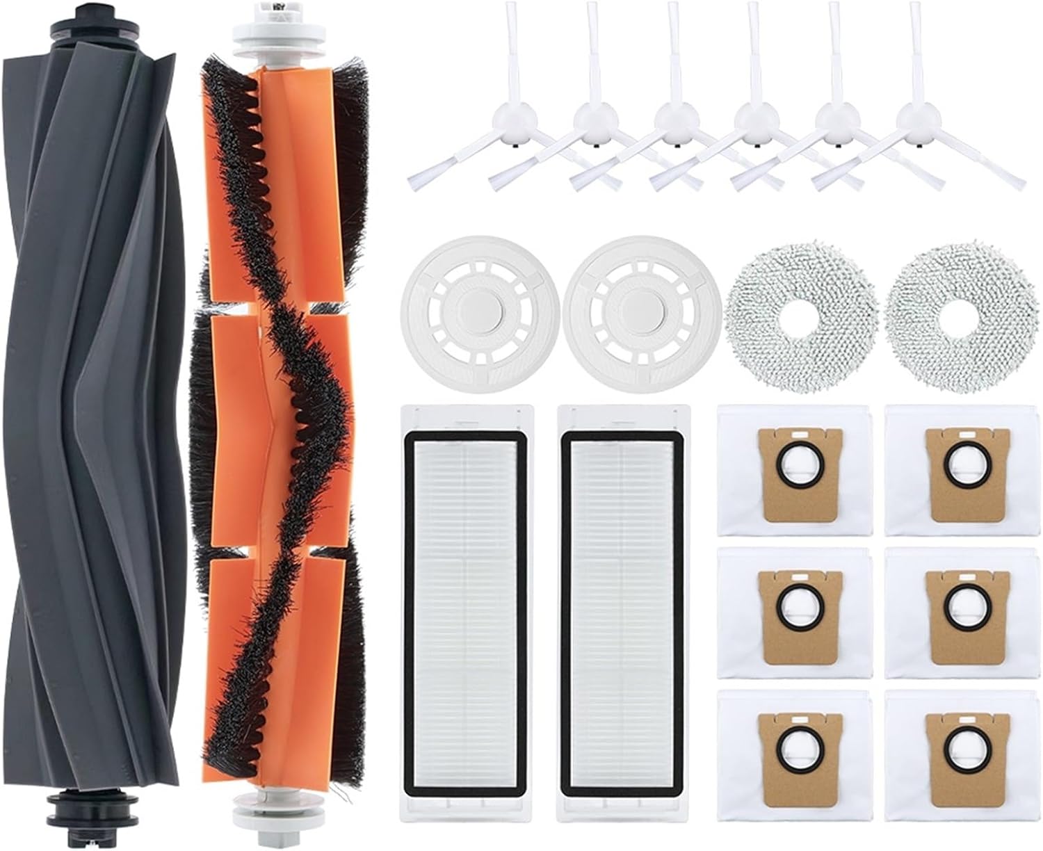 Compatible For Dreame L10s Ultra S10 Pro Robot Vacuum 6-in-1 Maintenance Kit With HEPA Filter(Gold)