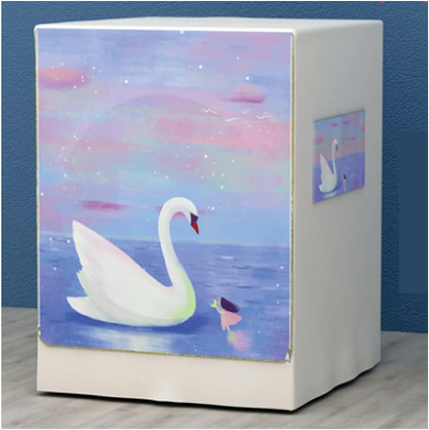 Washing Machine Cover Washing Machine Cover Home Sunscreen Laundry Dryer Waterproof Polyester Roller Dust Proof Case for Home Appliances (Color : AA, Specification : 60x57x85cm L)