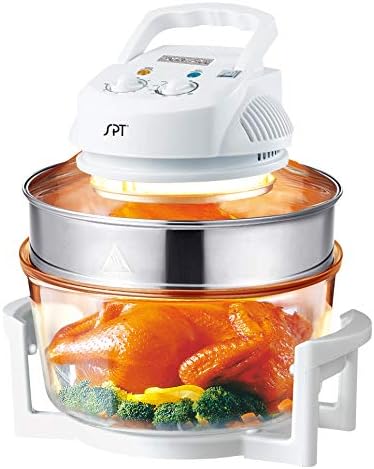 SPT SO-2004A: Super Turbo Oven with Extender Ring, white, 12 liters