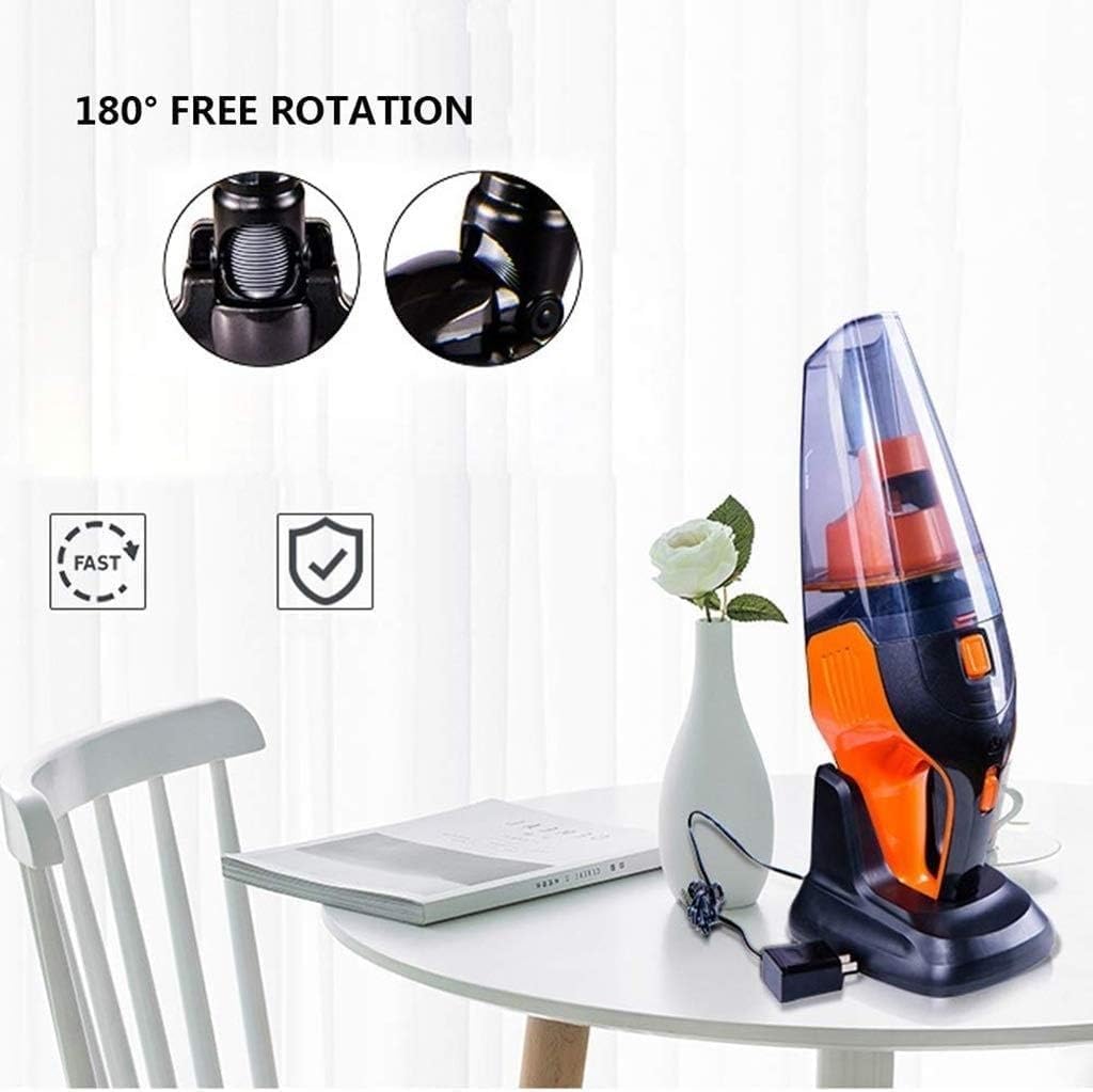 Handheld Vacuum Clean,Upright Vacuum Cleaner Cordless 2 in 1 Handheld Vacuum High-Power Li- Rechargeable Battery Mute Cordless high-Power Wet and Dry Drag Dual-use