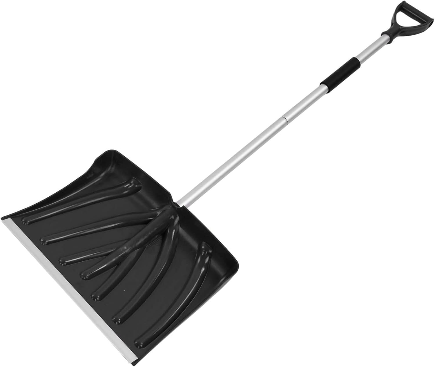 Snow Shovel for Driveway,Portable Emergency Snow Shovel with Comfortable D-Grip Handle,Detachable Snow Shovel for Car,Driveway, Snowmobiles,Courtyard,Camping
