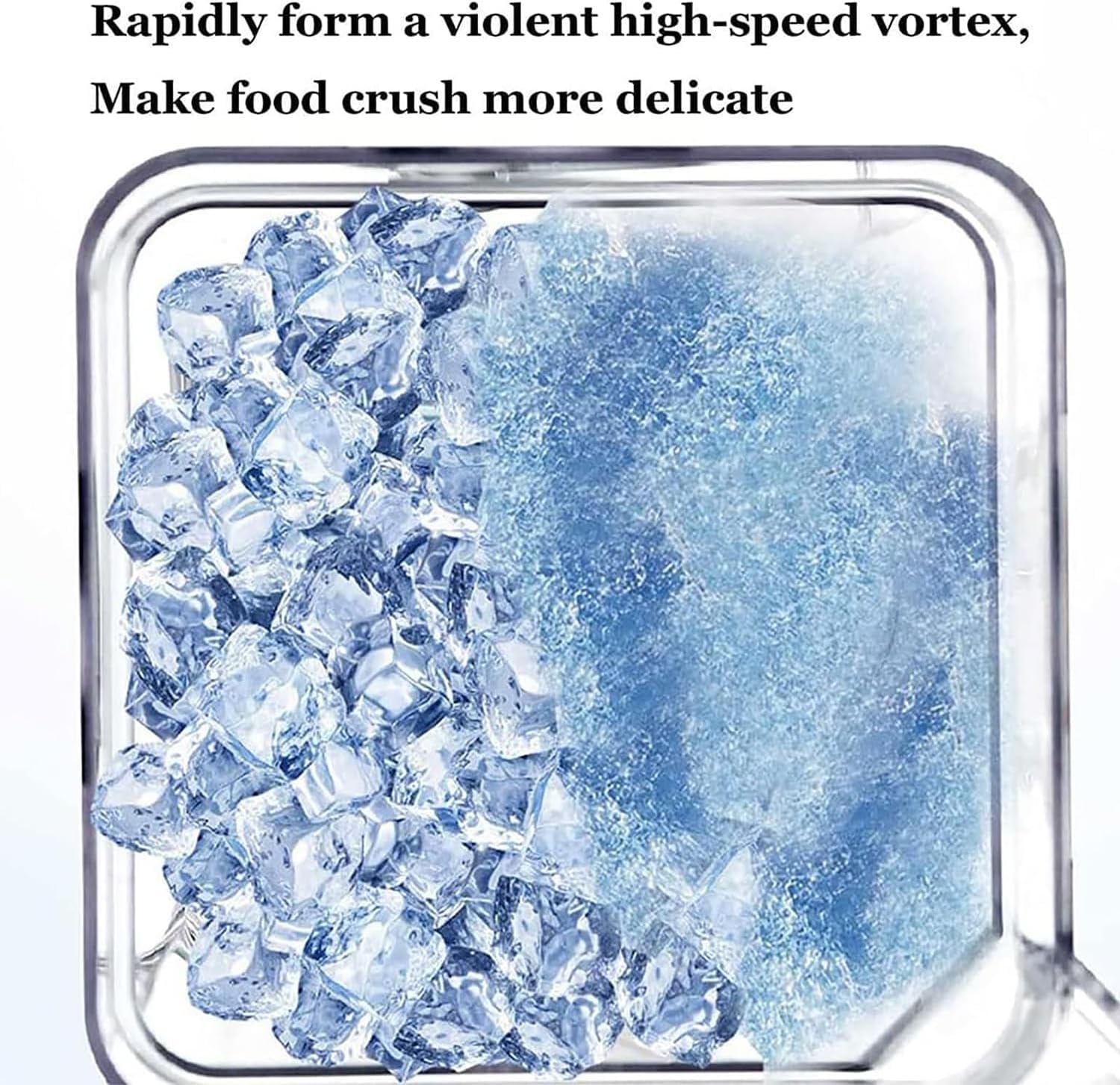 Blender Smoothie Maker, 2L Commercial Stand Mixer with Sound Enclosure, 17000rpm Blade, Ice Crusher, 5 Presets, Professional Silent Countertop Blender, Self-Cleaning, for Smoothies Fruits