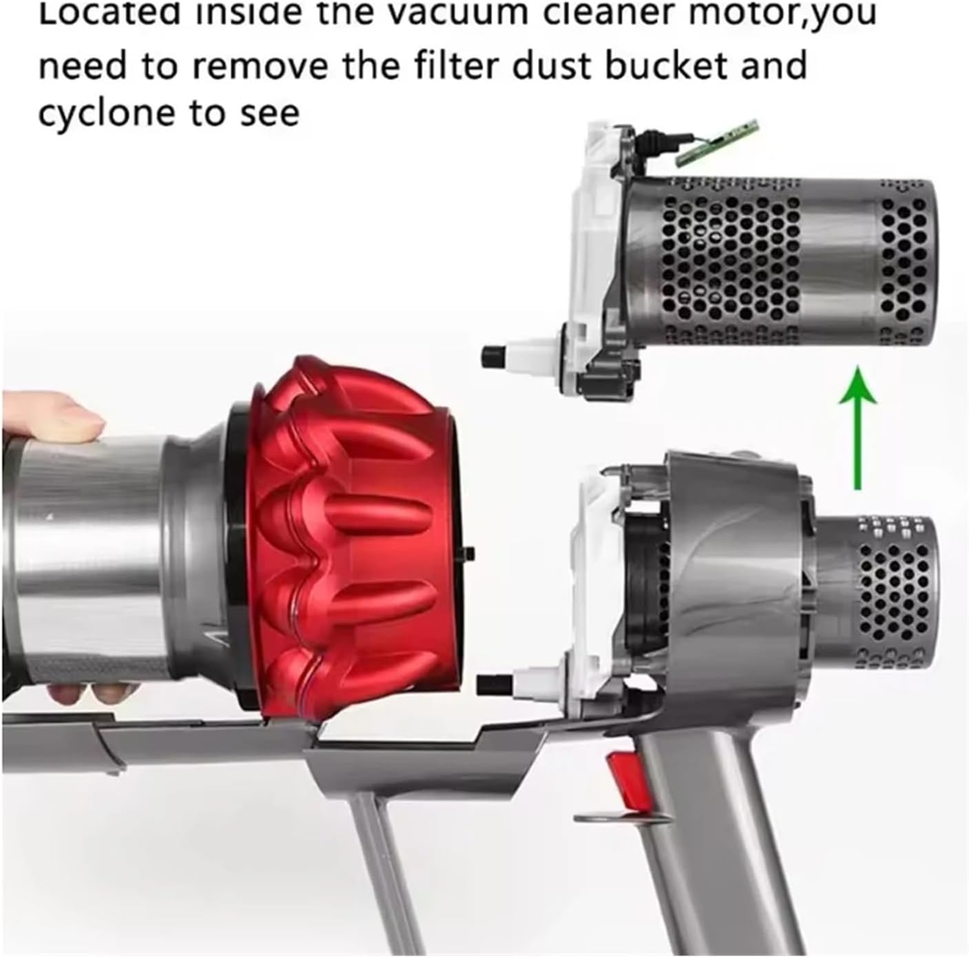 Compatible For Dyson，V10 SV12 Handheld Wireless Vacuum Cleaner Motor Spare Part - Engine Shell Assembly Motorhead Accessory