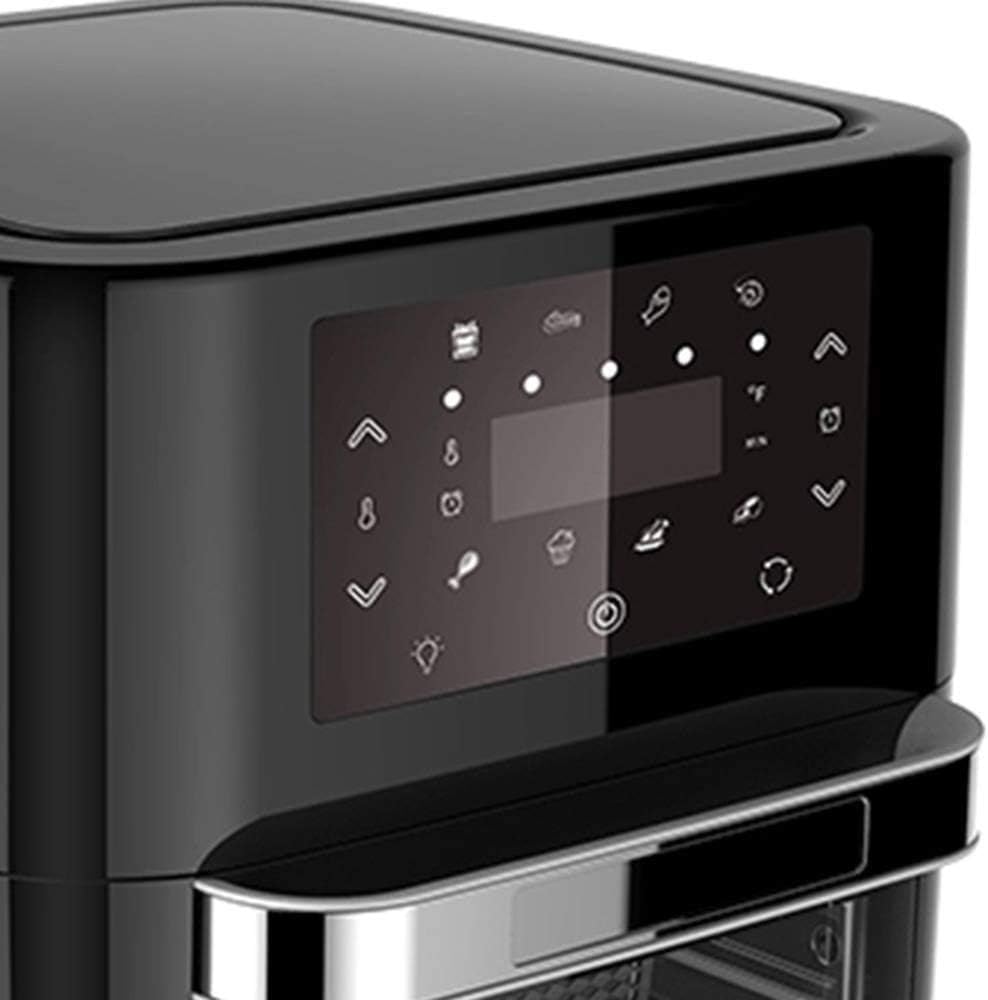 10.6Qt Digital Air Fryer, Toaster Oven & Oilless Cooker, 1700W, LED Touchscreen, Non-Stick Detachable Basket, 10-in-1 Countertop Oven with Dehydrator & Rotisserie,6 Accessories