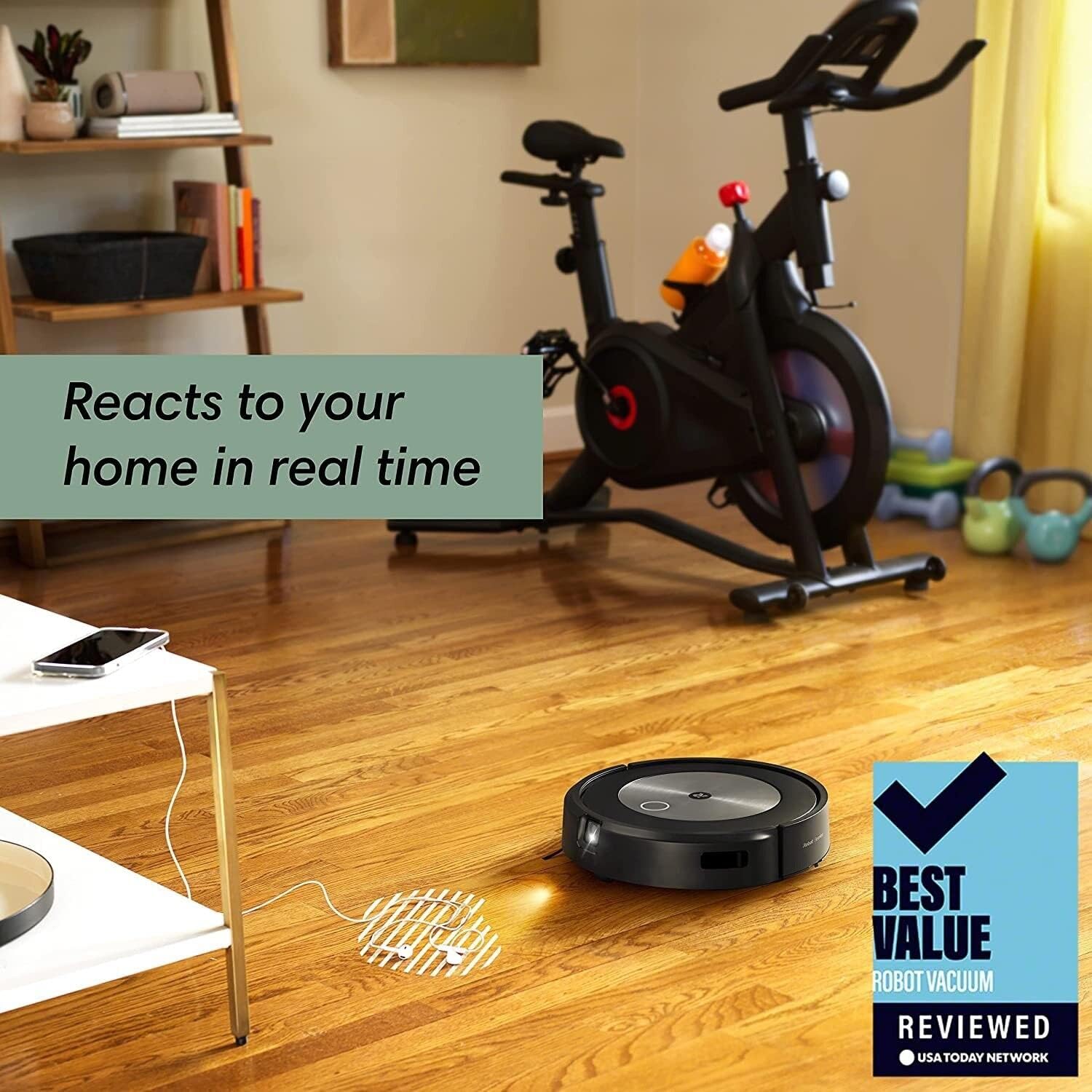 iRobot Roomba j7 Wi-Fi Connected Robot Vacuum (Renewed)