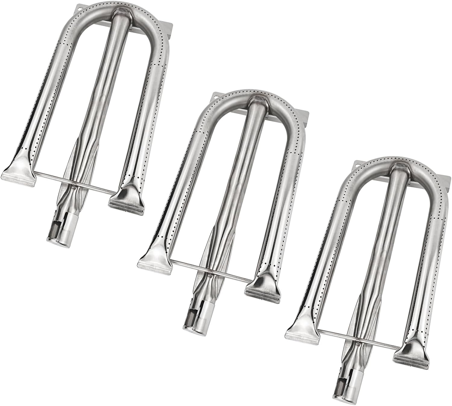 S13365 Grill Burner Replacement Parts for Delta Heat 32 38 Inch BBQ Grill 304 Stainless Steel U Burner for Delta Heat, 3 Pack