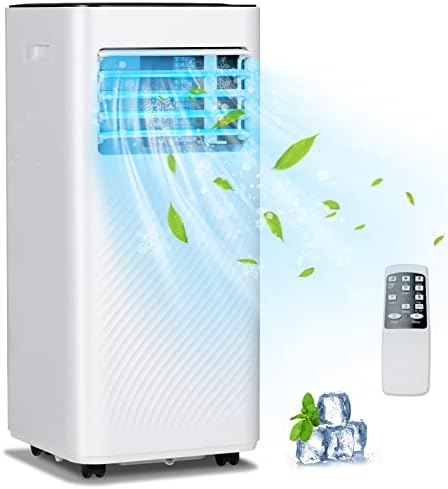PETSITE 8000 BTU Portable Air Conditioner, 3 in 1 AC Cooling Unit with Remote Control, Dehumidifier, Sleep Mode, Window Kit, Personal AC Unit for Bedroom