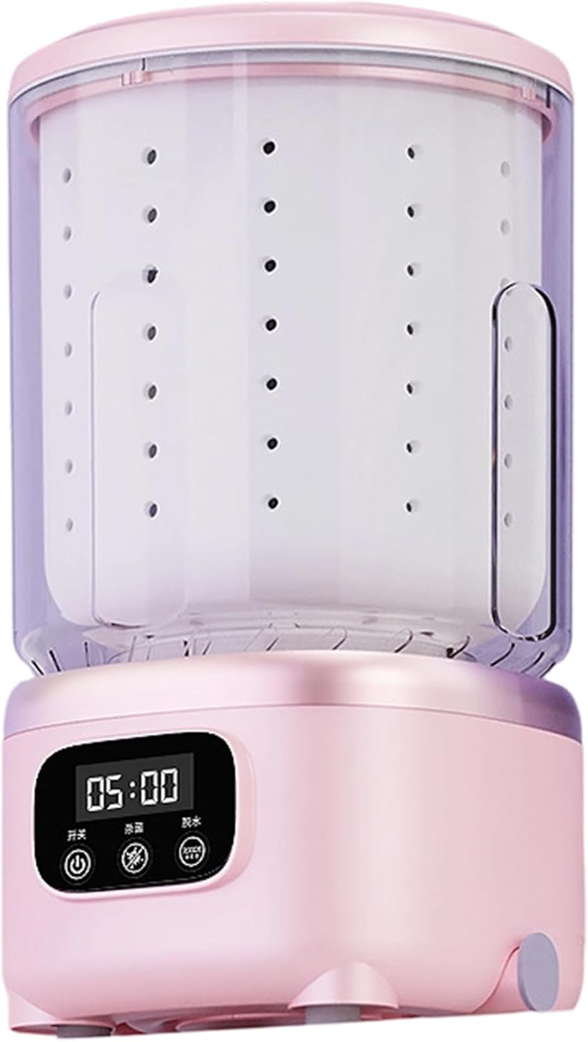 3-in-1 Portable Washing Machine,2L Cordless Underwear Washing Machine with Spin Basket,3 Modes-Washing,Rinsing,and Spinning,3000mAh Laundry Machine for Apartment, Dorm,RV,Use