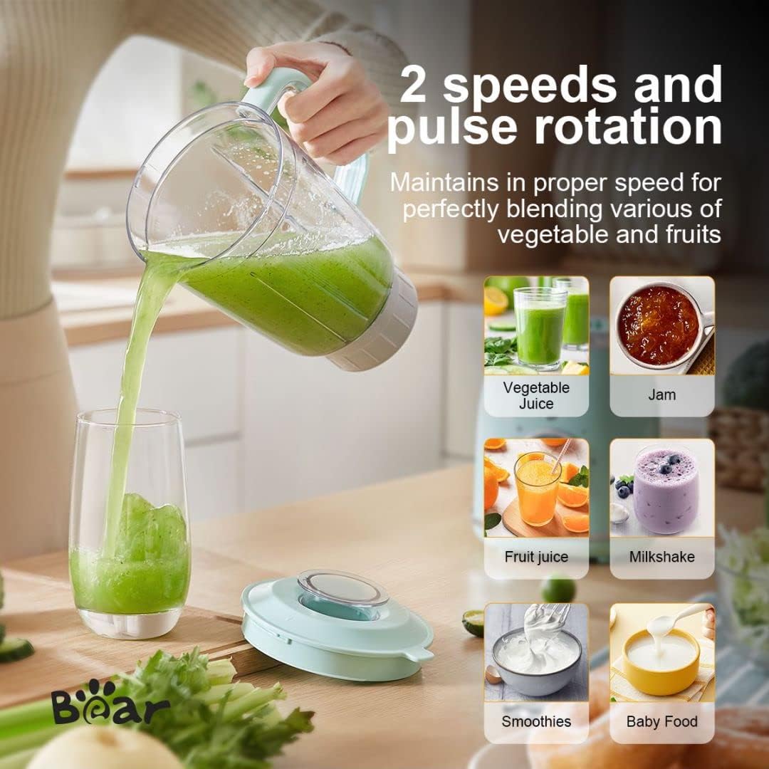 Bear Blender Mixeur 800ml Light Green