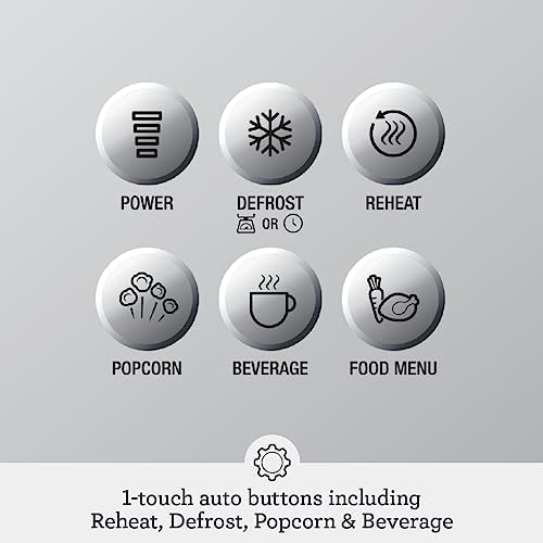 Breville BMO650SIL Compact Wave Soft Close Countertop Microwave Oven, Silver