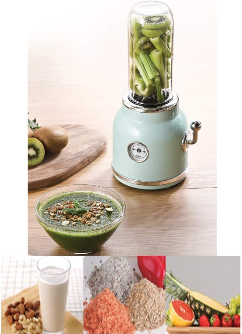 Retro Mini Blender Tritan BPA BPA Free Jar Smoothie Ice Crush Blender 600mL Capacity 220v