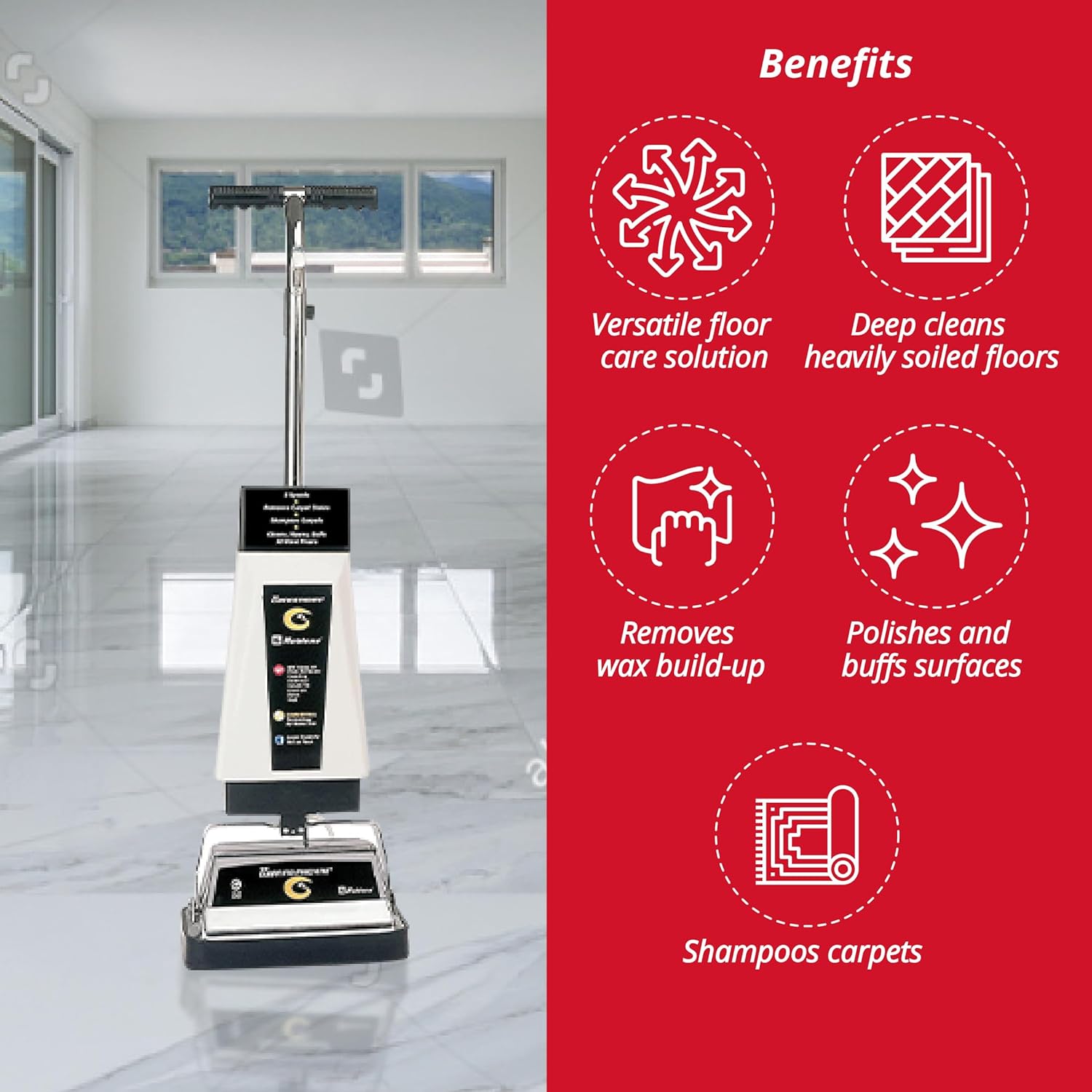 Koblenz Carpet Shampooer and Floor Polisher, 12