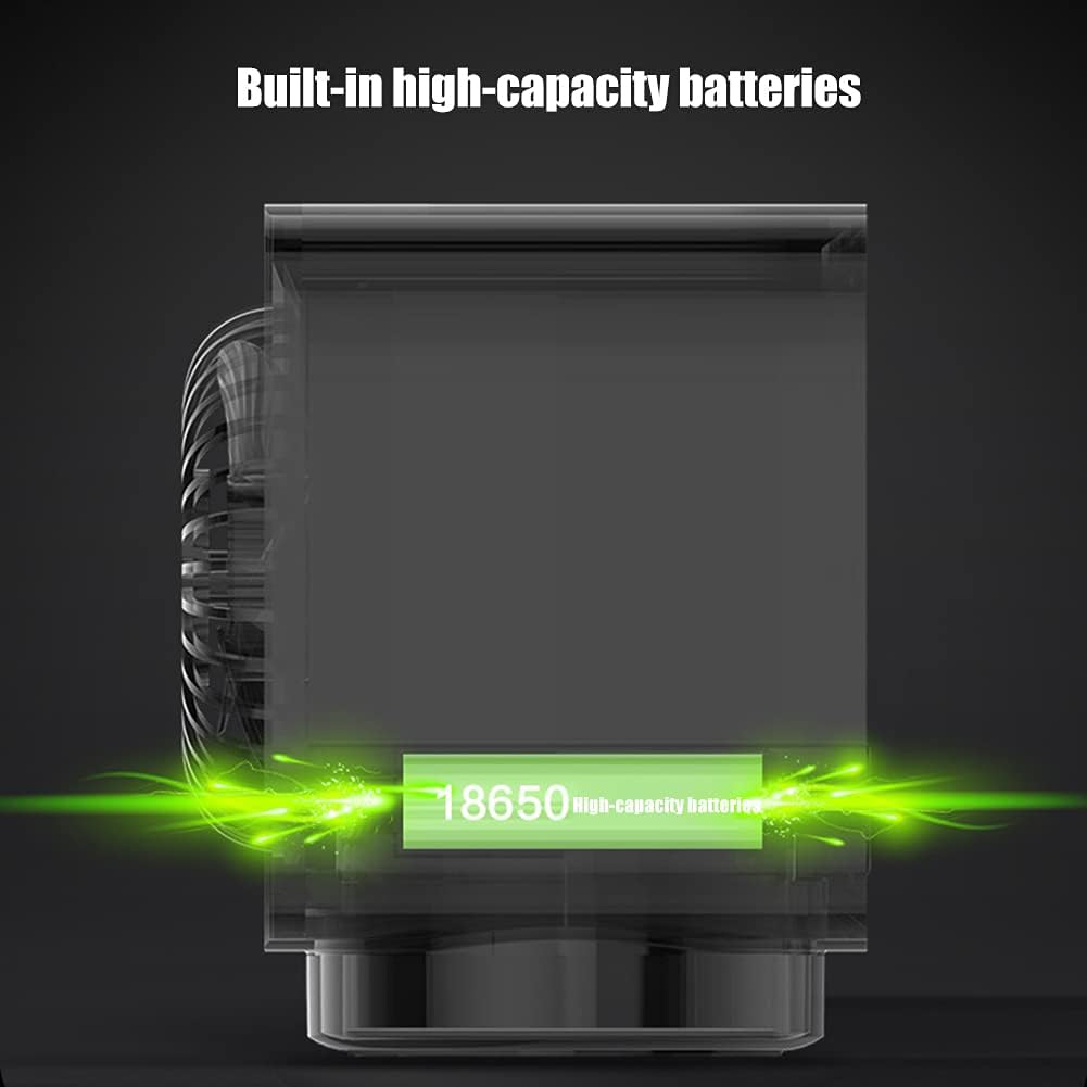 Mini Portable 2 In 1 Air Conditioner Humidifier, Usb Powered Cooling Fan, Three-speed Adjustable Humidification, 2000mah Lithium Battery, Silent, Office Home Desktop Cooling (Pink)