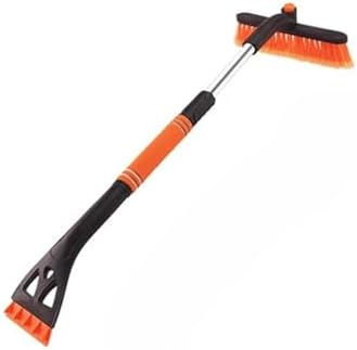 3-in-1 Heavy Duty Car Snow Brush & Ice Scraper with Detachable Shovel - Extendable 34-50 Inch Winter Tool for Windshield & Vehicle Cleaning (Blue) - Ergonomic Design for Efficient Snow Removal