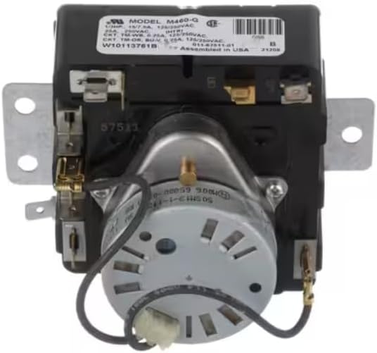 67511 W10113761B 011-67511-01 098 21209 50SM13-1-1128 M006 65800-02-D Timer, Dryer, Laundry Center for 1DNET3205TQ0, WET3300SQ0, WET3300SQ1