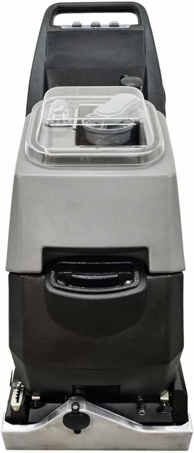 110V Commercial Carpet Cleaning Machine, 9 Gal/35L Double Water Tank Professional 3 in 1 Carpet Steamer, 2320W Hand Pushed Vacuum Extractor Cleaner