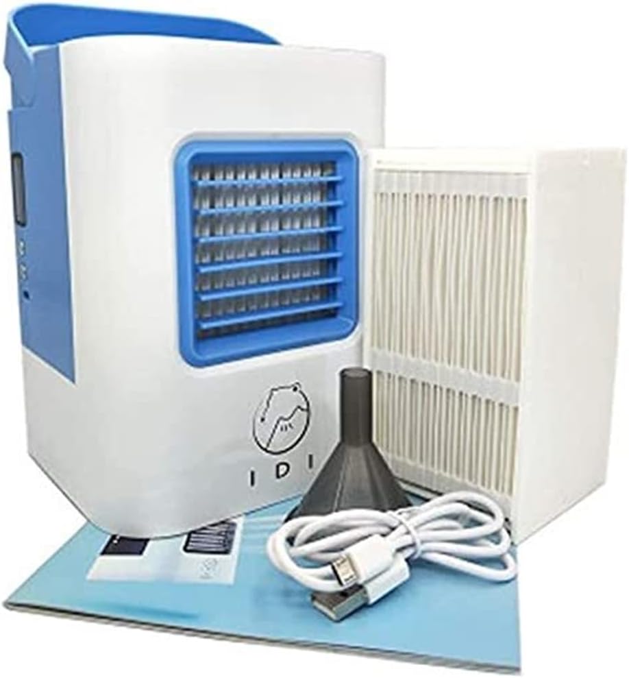 Air Cooler Fan,Small Air Conditioner, Portable Conditioning, Unit USB Portable Mini Air Conditioner Fan Air Cool Cooling Fan Cooler Fan Bedroom