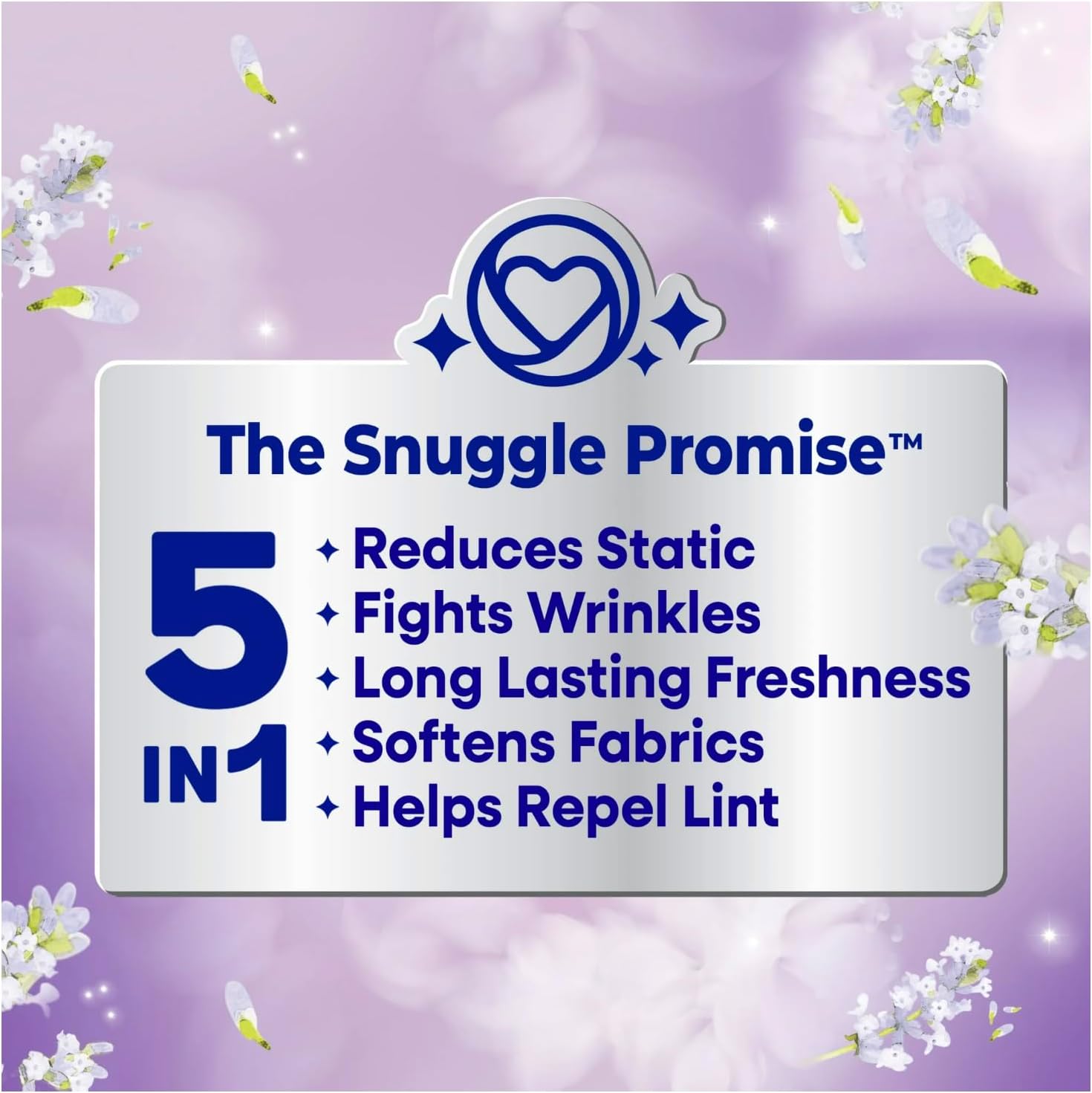 Snuggle Dryer Sheets (Packk of 8 (80 Count, Lavender Breeze Soothing Comfort)