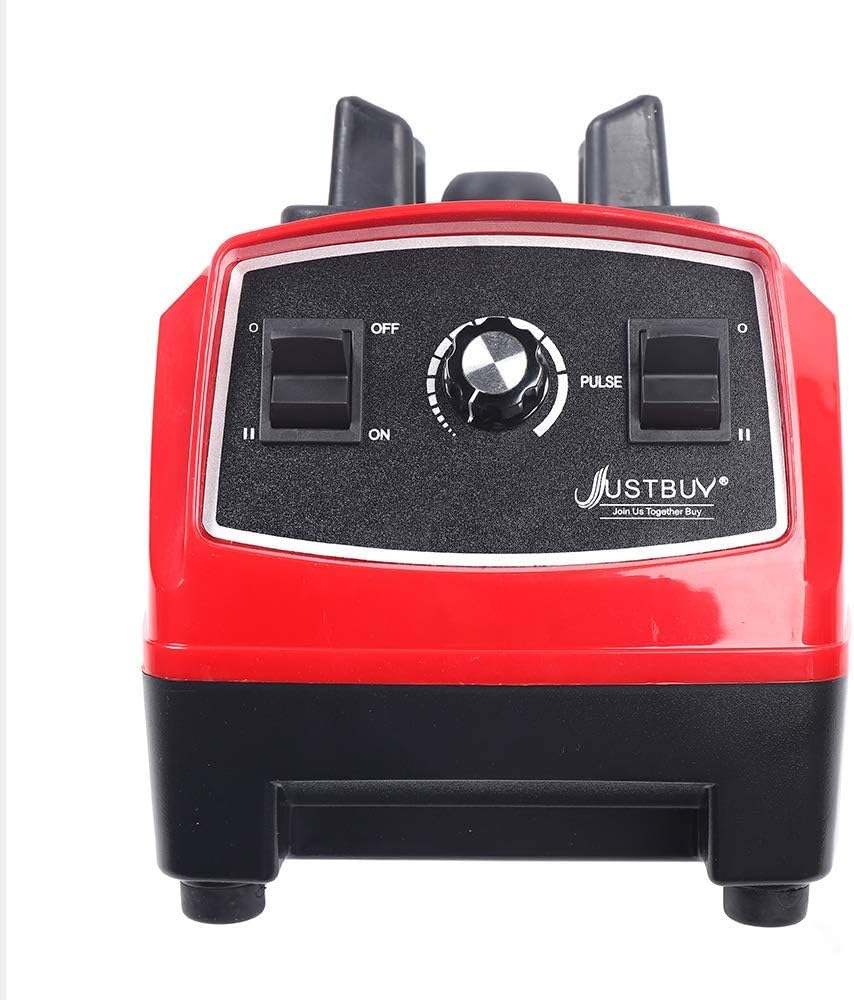 BPA Free 3HP 2200W Heavy Duty Commercial Grade Blender Mixer Juicer Commercial Smoothie Blender 2L / 2000cc (Red)