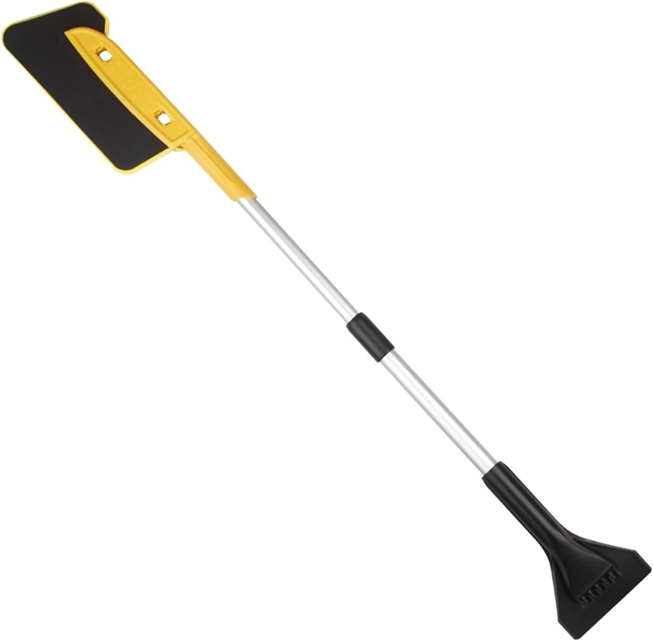 Car Snow Shovel with Extendable Long Handle - Multifunctional De-icing Brush Tool for Windshield & Vehicle Winter Snow Removal