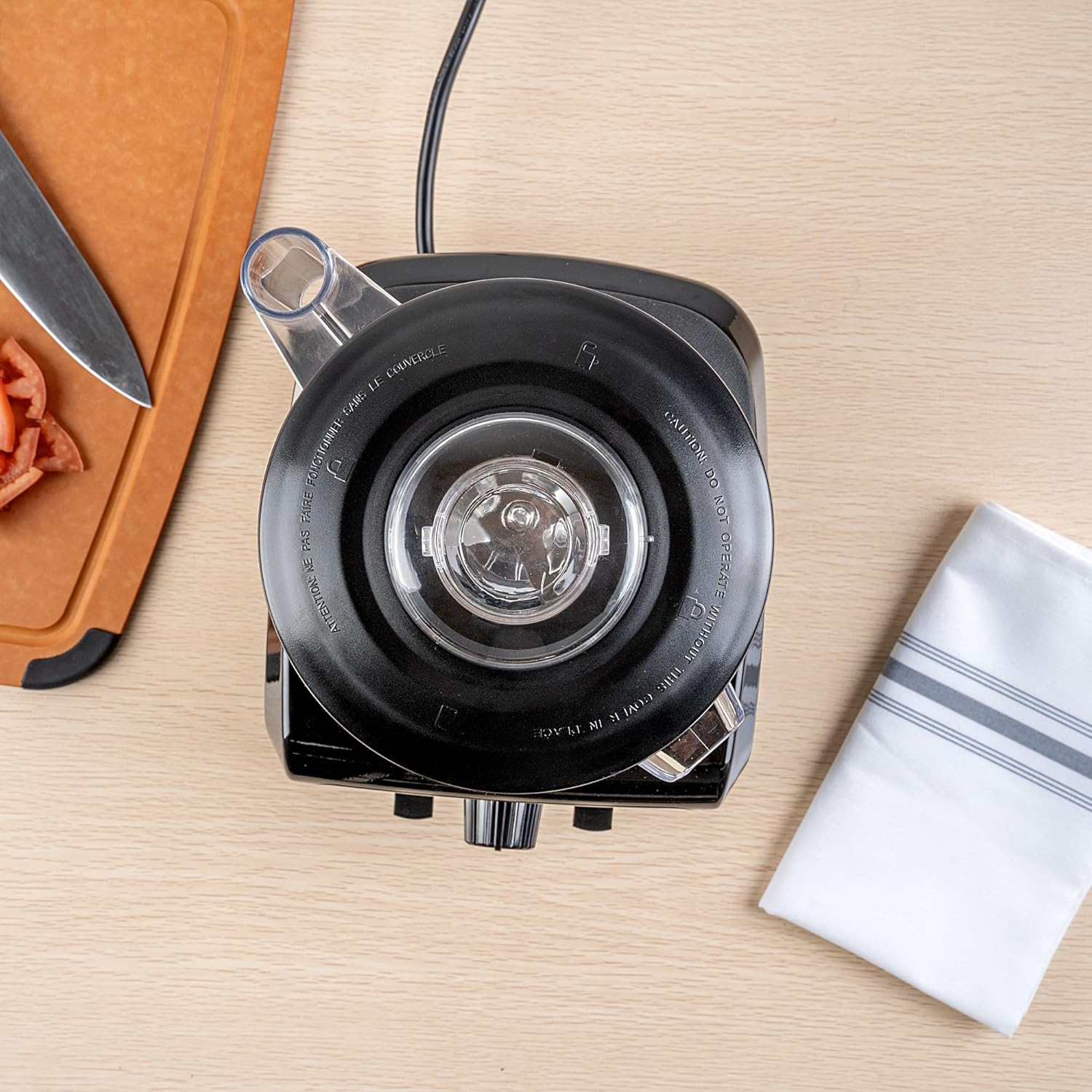 Restaurantware-Hi Tek 3 HP Commercial Blender, 1 Variable Speed Heavy-Duty Blender - 64-Ounce Tritan Jar, Toggle Control, White Plastic, Industrial, 3 HP Motor