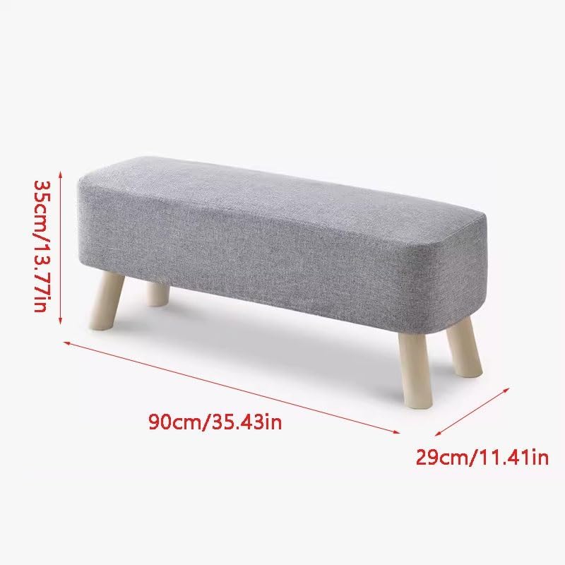 Shoe Bench Shoe Changing Stool Household Door Sofa Stool Solid Wood Long Stool Bed End Stool Shoe Stool Fitting Room Stool Footboard Bench,C