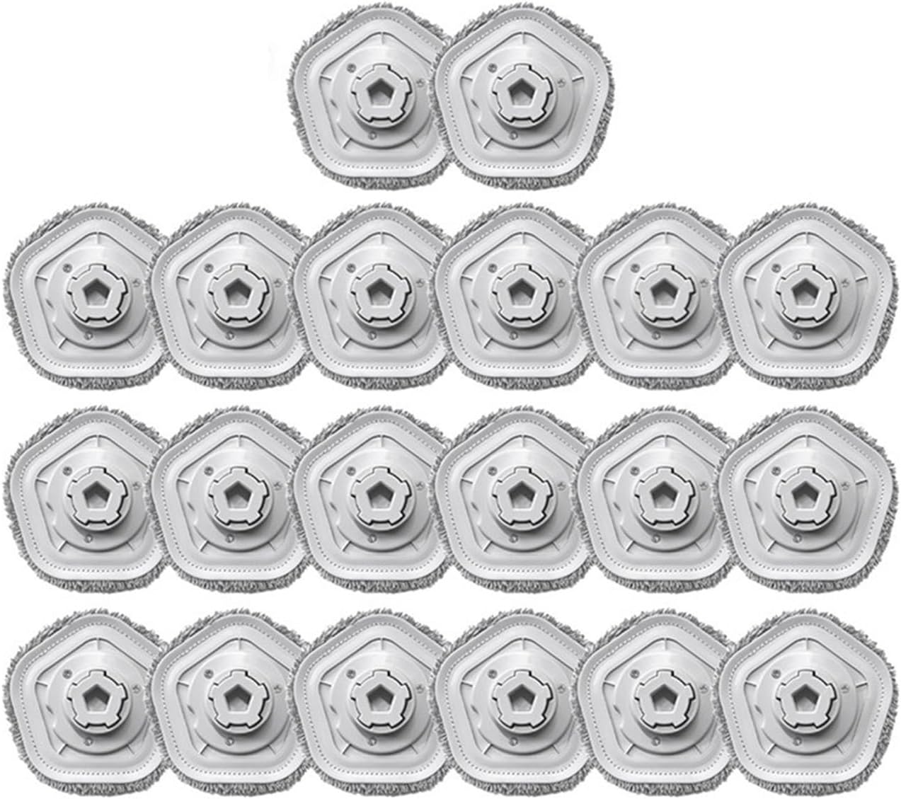 Compatible with Dreame Bot W10 / W10 PRO Accessories Robot Vacuum Cleaner HEPA Filter Main Side Brush Mop Cloth Pad Replacement Parts(20PCS)